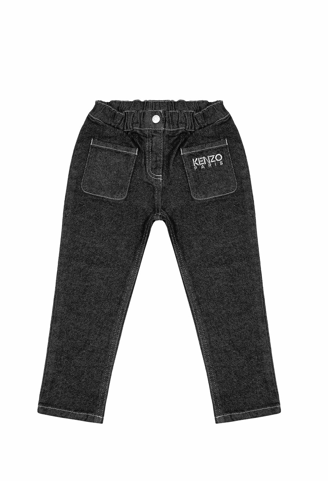 Spodnie jeansowe czarne KENZO KIDS 223 K04286 223/92c
