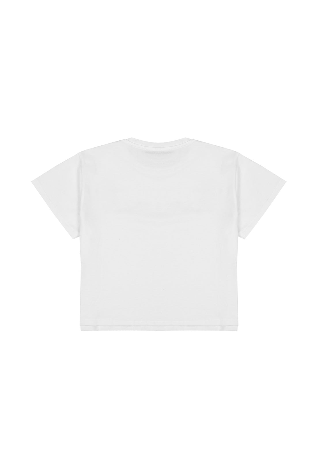 t-shirt materiał biały łączony MISS BLUMA MISS BLUMARINE 123 063J50 123/91c